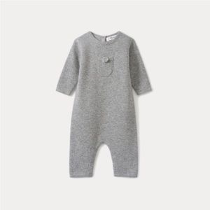 Bonpoint Babies' playsuit Heathered gray Cashmere 3m